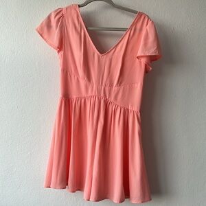 LA Hearts pink romper